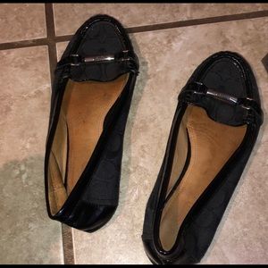 Coach black classic loafers 8.5